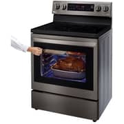 L​G 6.3 cu ft Smart Wi-Fi Enabled InstaView Electric Slide-In Range with Air Fry