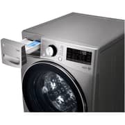 LG 13 kg Washer with 7 Kg Dryer, Front Load washing Machine with AI DD (Intelligent Care with 18% More Fabric Protection) , Stone Silver color,Steam+,ThinQ (Wi-Fi)