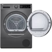 LG Front Load Heat Pump Dryer 8kg, Condenser Type, Stone Silver