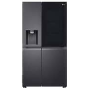 LG 26.7 Cu.Ft Side-by-Side Refrigerator with InstaView, Hygiene Fresh+, Inverter Compressor, Platinum Silver