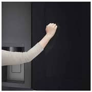 LG 26.7 Cu.Ft Side-by-Side Refrigerator with InstaView, Hygiene Fresh+, Inverter Compressor, Platinum Silver