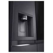 LG 26.7 Cu.Ft Side-by-Side Refrigerator with InstaView, Hygiene Fresh+, Inverter Compressor, Platinum Silver