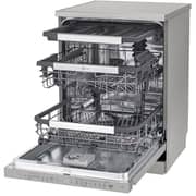 LG 14 Place Setting Dishwasher with QuadWash™, EasyRack™ Plus, TrueSteam™, Inverter Direct Drive, ThinQ, and Noble Steel Finish – DFB325HS