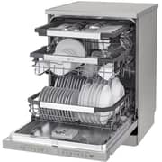 LG 14 Place Setting Dishwasher with QuadWash™, EasyRack™ Plus, TrueSteam™, Inverter Direct Drive, ThinQ, and Noble Steel Finish – DFB325HS