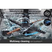 LG Built-In Dishwasher with 14 Place Settings, QuadWash, EasyRack Plus, Inverter Direct Drive, ThinQ, and Noble Steel Finish – DBC435TSL