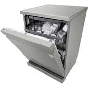 LG 14 Place Setting Dishwasher, Platinum Silver Color,Quad Wash, Easy Rack plus, Less Noise, Dual zone, Turbo Cycle,Inverter Direct Drive