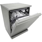 LG 14 Place Setting Dishwasher, Platinum Silver Color,Quad Wash, Easy Rack plus, Less Noise, Dual zone, Turbo Cycle,Inverter Direct Drive