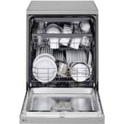 LG 14 Place Setting Dishwasher, Platinum Silver Color,Quad Wash, Easy Rack plus, Less Noise, Dual zone, Turbo Cycle,Inverter Direct Drive