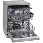 LG 14 Place Setting Dishwasher, Platinum Silver Color,Quad Wash, Easy Rack plus, Less Noise, Dual zone, Turbo Cycle,Inverter Direct Drive