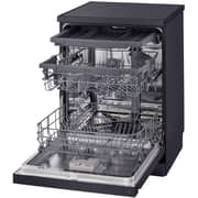 LG 14 Place Setting Dishwasher with QuadWash, EasyRack Plus, Inverter Direct Drive, and Black Finish – DFB325HM