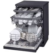 LG 14 Place Setting Dishwasher with QuadWash, EasyRack Plus, Inverter Direct Drive, and Black Finish – DFB325HM