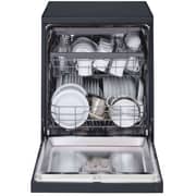 LG 14 Place Setting Dishwasher with QuadWash, EasyRack Plus, Inverter Direct Drive, and Black Finish – DFB325HM