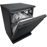 LG 14 Place Setting Dishwasher with QuadWash, EasyRack Plus, Inverter Direct Drive, and Black Finish – DFB325HM