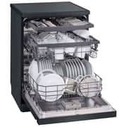 LG 14 Place Setting Dishwasher with QuadWash, EasyRack Plus, Inverter Direct Drive, and Black Finish – DFB325HM
