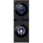 LG WashTower with Centre Control, 13kg Washer & 10kg Dryer, Black Steel