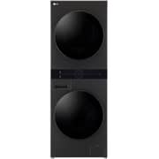 LG WashTower with Centre Control, 13kg Washer & 10kg Dryer, Black Steel