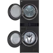 LG WashTower with Centre Control, 13kg Washer & 10kg Dryer, Black Steel