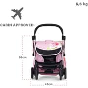 Leclerc Monnalisa Stroller Antique Pink