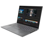 Lenovo ThinkPad T14 Gen 4 (2024) Laptop - 13th Gen / Intel Core i7-1355U / 14inch WUXGA / 512GB SSD / 16GB RAM / Shared Intel Iris Xe Graphics / Windows 11 Pro / English Keyboard / Storm Grey / International Version - [21HD002BUS]