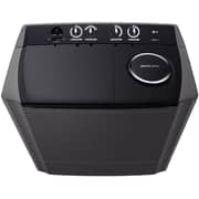 LG Twin Tub Washing Machine 15KG Wind Jet Dry, Roller Jet, 3 Wash Programs, Black Color