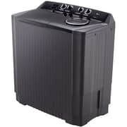 LG Twin Tub Washing Machine 15KG Wind Jet Dry, Roller Jet, 3 Wash Programs, Black Color