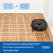 TP-Link Tapo V1 Robot Vacuum & Mop + Smart Auto-Empty Dock Black RV30 Max Plus
