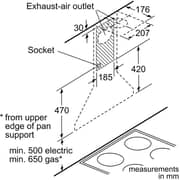 Siemens iQ100 Built In Chimney Hood LC94PCC50M