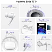 Realme RMA2303 Buds T310 Truly Wireless Earbuds Agile White