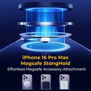 Glassology MagSafe Clear Case With Screen Protector Transparent iPhone 16 Pro Max