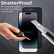 Glassology Privacy Screen Protector Black iPhone 16 Pro Max