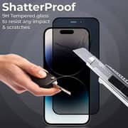 Glassology Privacy Screen Protector Black iPhone 16 Pro