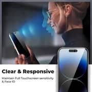 Glassology Privacy Screen Protector Black iPhone 16 Pro