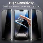 Glassology Privacy Screen Protector Black iPhone 16 Pro