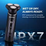 Blaupunkt 4 In 1 Grooming Kit For Men With Electric Shaver, Hair Trimmer, Nose Trimmer, Metal Body, LCD Display, USB-C Charging, Cordless And Corded Use, Waterproof Design, Travel Lock, Long Runtime SVM604