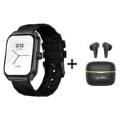 Xcell Watch G12 Smartwatch 2.01″ HD Screen Black + Apollo 7 Earbuds