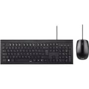 Hama Wired Keyboard & Mouse Combo Black
