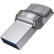 Lexar JumpDrive Dual Flash Drive USB3.0 64GB Silver D35C