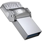 Lexar JumpDrive Dual Flash Drive USB3.0 64GB Silver D35C