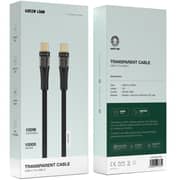 Green Lion USB-C To USB-C Braided Cable 1m Black