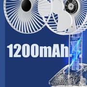 Desktop Rechargeable Small Clip Fan Q8
