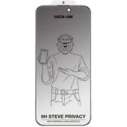 Green Lion 9H Steve Privacy Anti-Peeping Glass Black iPhone 16 Pro