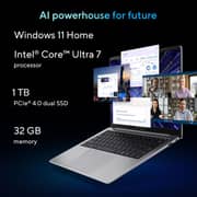 Asus ExpertBook P5 (2024) Laptop - 2nd Series / Intel Core Ultra 7-258V / 14inch WQXGA / 1TB SSD / 32GB RAM / Shared Intel Arc 140V Graphics / Windows 11 Pro / English & Arabic Keyboard / Misty Grey / Middle East Version - [P5405CSA-U7321TBG0X]