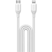 Momax 1-Link Flow LC USB-C To Lightning Cable 1.2m White
