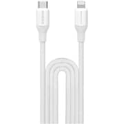 Momax 1-Link Flow CL+ USB-C To Lightning Braided Cable 2m White