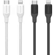 Momax 1-Link Flow CL+ USB-C To Lightning Braided Cable 2m White