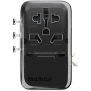 Momax 1 Pc 1-World+ Flow 4 Port Travel Charger Black/White