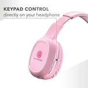 Cellular Line BTHEADBBASICMSP Wireless Over Ear Bluetooth Headset Pink