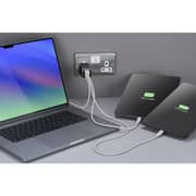 Cellular Line 3 Port Charger Black - ACHUSBGAN3PD65WUKK