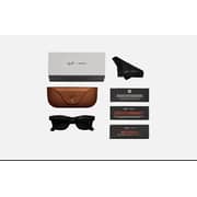 Ray-Ban - Wayfarer Smart Glasses With Meta Ai, Audio, Photo, Video Compatibility - Clear/Graphite Green Transitions Lenses - Matte Black