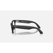 Ray-Ban - Wayfarer Smart Glasses With Meta Ai, Audio, Photo, Video Compatibility - Clear/Graphite Green Transitions Lenses - Matte Black